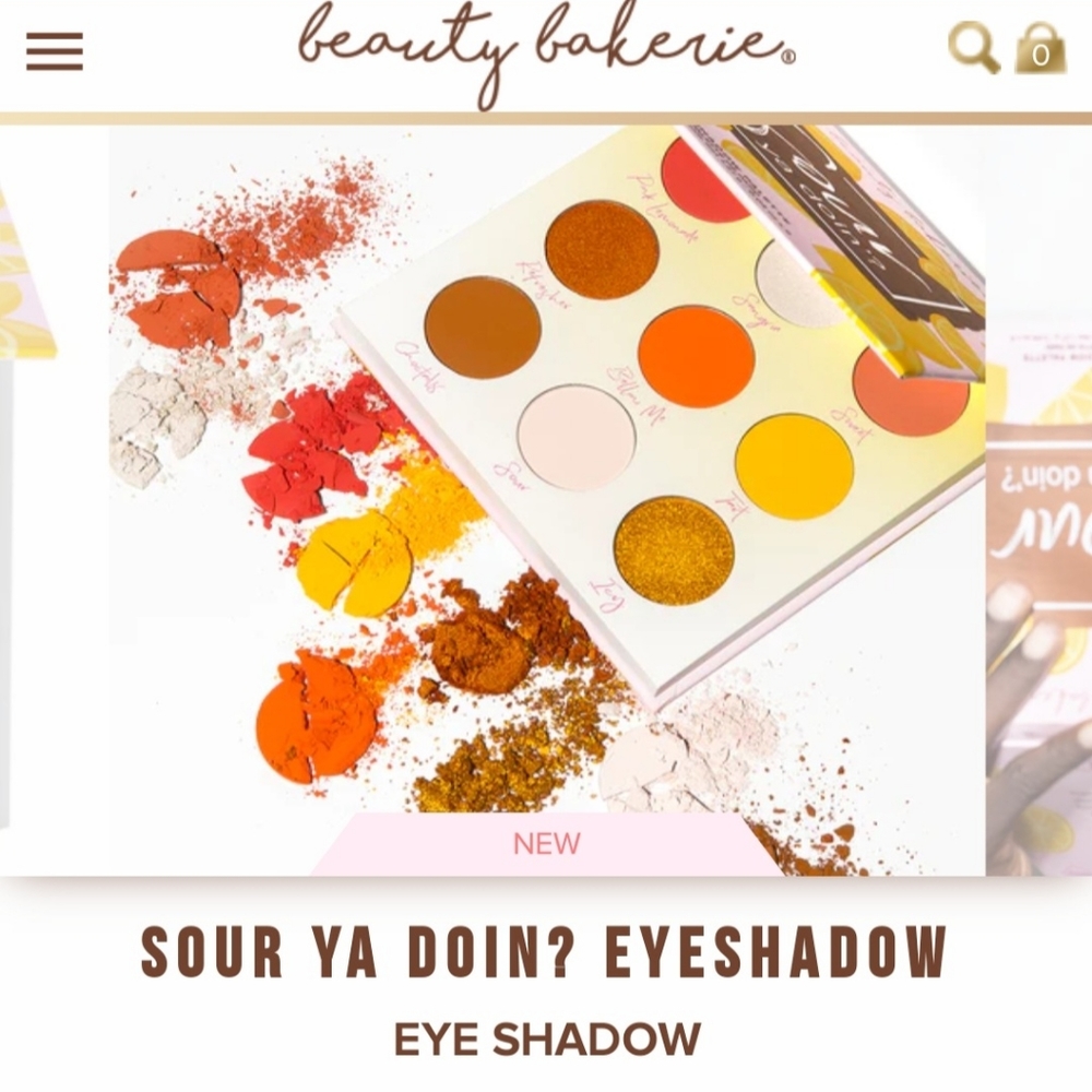 Beauty Bakerie Sour Ya Doin? Eyeshadow Palette $38 orig.